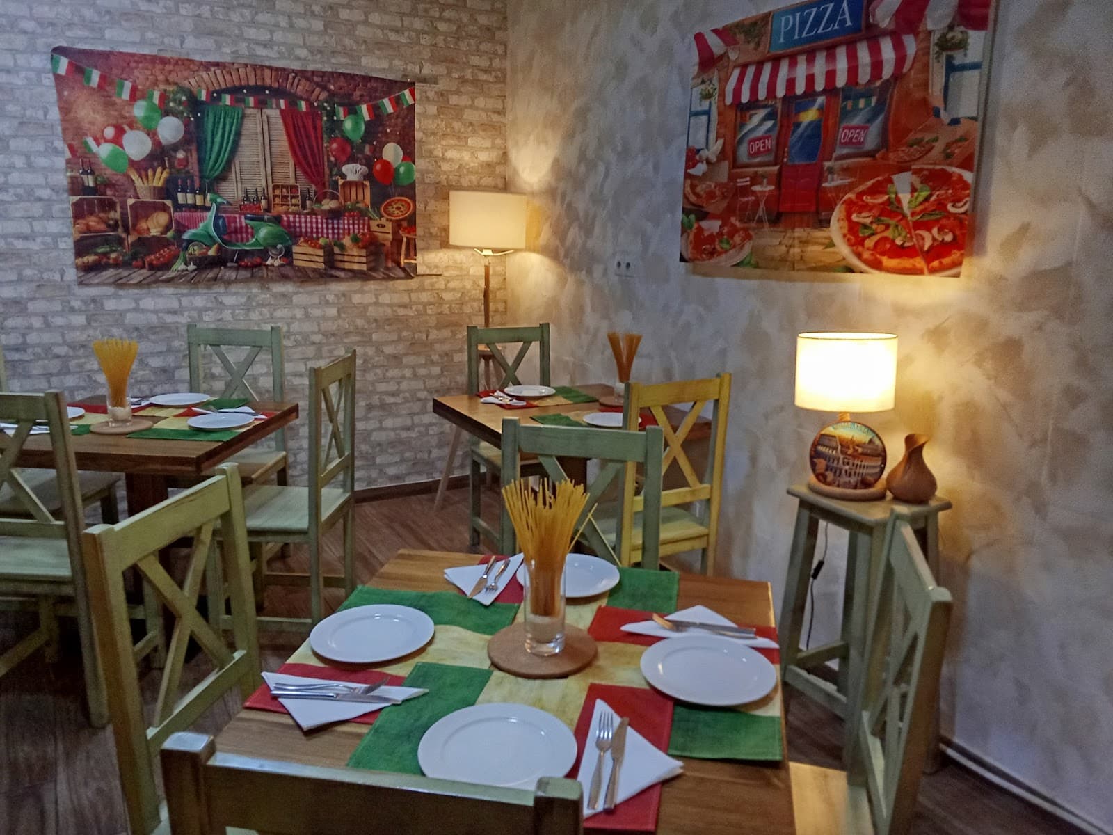 Sala decorada para jornadas de temporada
